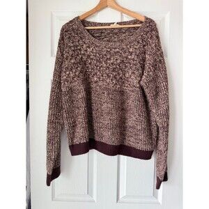 purple hem & thread sweater